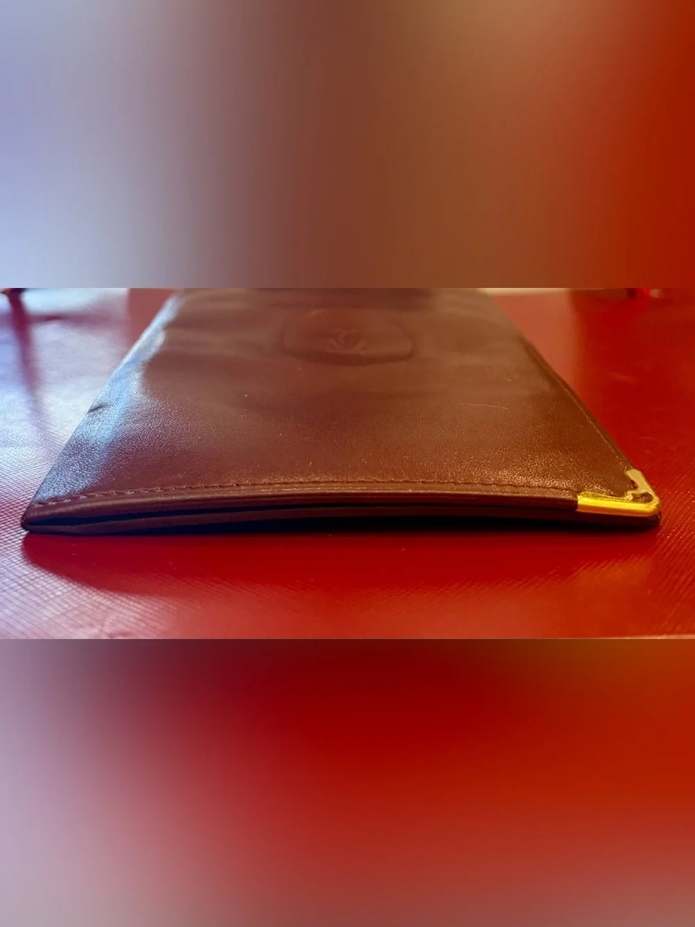 VTG. Cartier Burgundy Leather Men’s Wallet